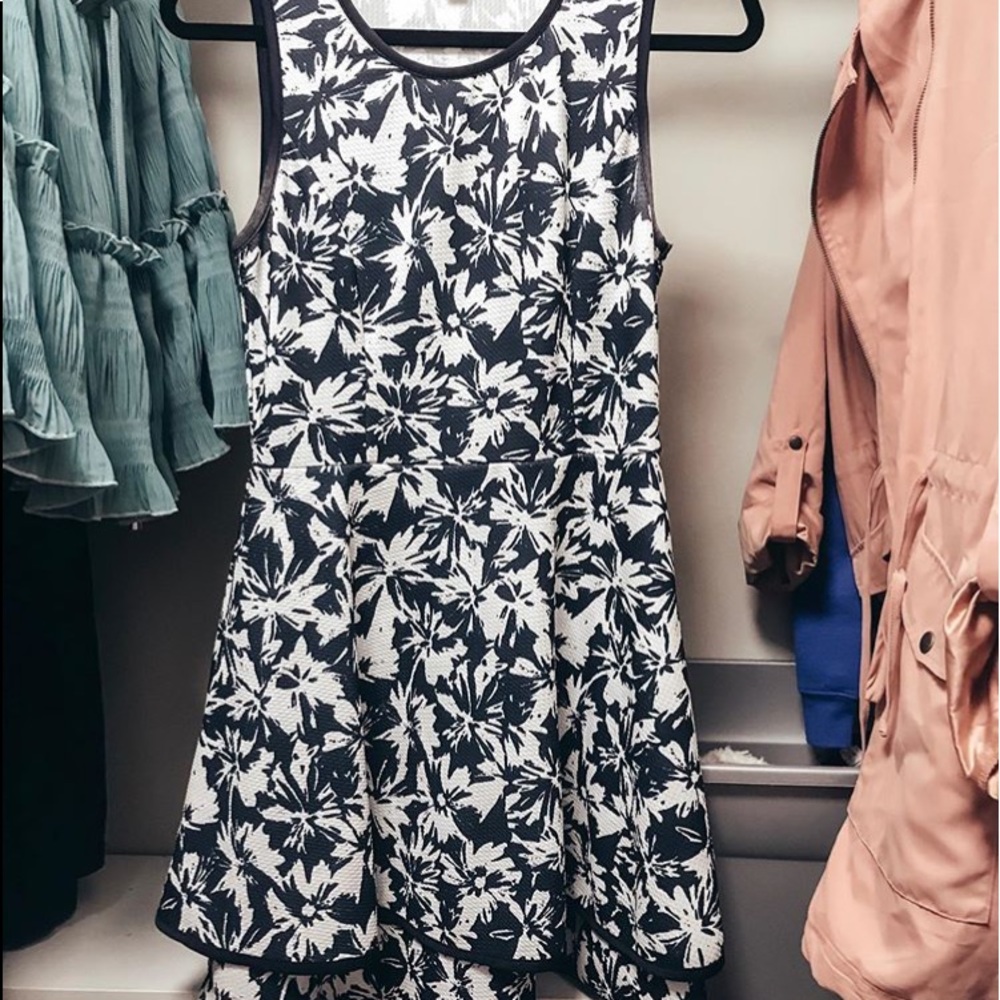 Flowy flowered dress